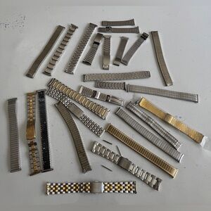 Vintage watch bracelets lot